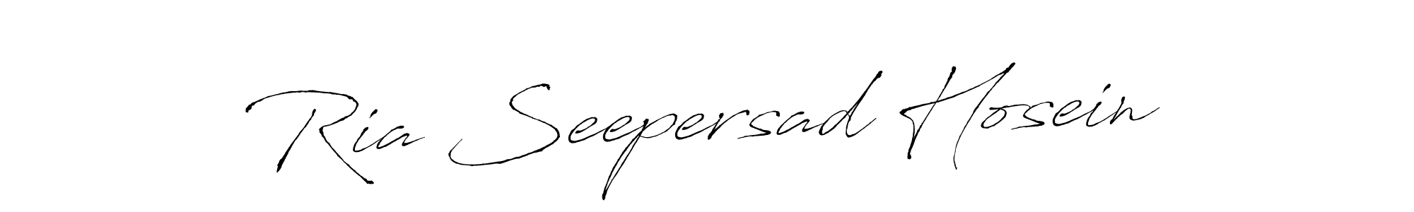 Use a signature maker to create a handwritten signature online. With this signature software, you can design (Antro_Vectra) your own signature for name Ria Seepersad Hosein. Ria Seepersad Hosein signature style 6 images and pictures png