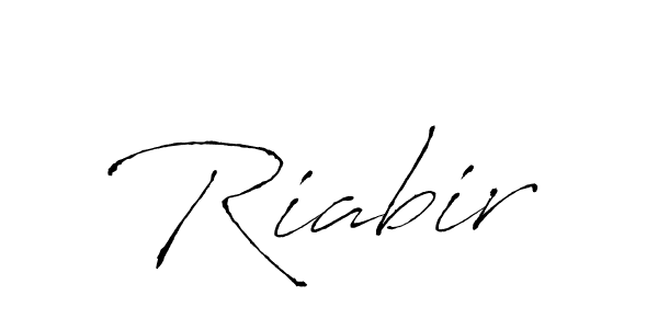 Create a beautiful signature design for name Riabir. With this signature (Antro_Vectra) fonts, you can make a handwritten signature for free. Riabir signature style 6 images and pictures png