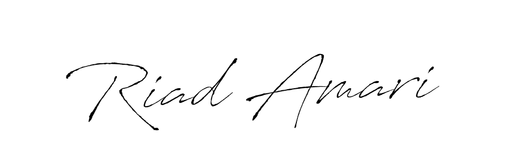 You should practise on your own different ways (Antro_Vectra) to write your name (Riad Amari) in signature. don't let someone else do it for you. Riad Amari signature style 6 images and pictures png