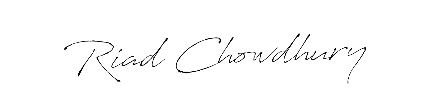 Also You can easily find your signature by using the search form. We will create Riad Chowdhury name handwritten signature images for you free of cost using Antro_Vectra sign style. Riad Chowdhury signature style 6 images and pictures png