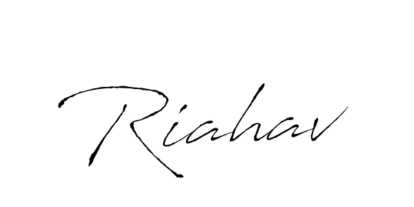 Also we have Riahav name is the best signature style. Create professional handwritten signature collection using Antro_Vectra autograph style. Riahav signature style 6 images and pictures png