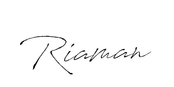 Also You can easily find your signature by using the search form. We will create Riaman name handwritten signature images for you free of cost using Antro_Vectra sign style. Riaman signature style 6 images and pictures png