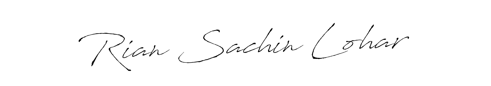 Make a short Rian Sachin Lohar signature style. Manage your documents anywhere anytime using Antro_Vectra. Create and add eSignatures, submit forms, share and send files easily. Rian Sachin Lohar signature style 6 images and pictures png