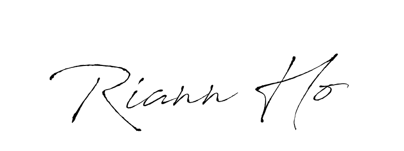 How to make Riann Ho signature? Antro_Vectra is a professional autograph style. Create handwritten signature for Riann Ho name. Riann Ho signature style 6 images and pictures png