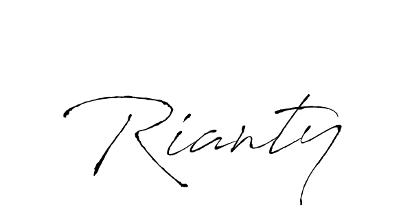 Best and Professional Signature Style for Rianty. Antro_Vectra Best Signature Style Collection. Rianty signature style 6 images and pictures png