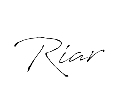 Riar stylish signature style. Best Handwritten Sign (Antro_Vectra) for my name. Handwritten Signature Collection Ideas for my name Riar. Riar signature style 6 images and pictures png