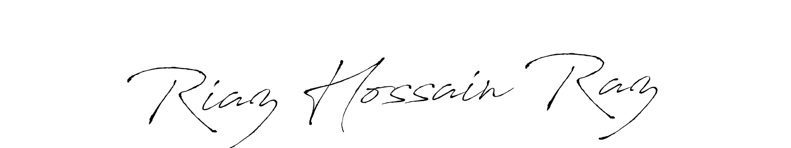 Also You can easily find your signature by using the search form. We will create Riaz Hossain Raz name handwritten signature images for you free of cost using Antro_Vectra sign style. Riaz Hossain Raz signature style 6 images and pictures png