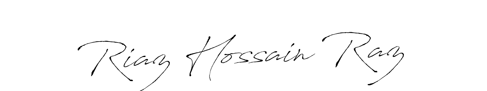 How to make Riaz Hossain Raz signature? Antro_Vectra is a professional autograph style. Create handwritten signature for Riaz Hossain Raz name. Riaz Hossain Raz signature style 6 images and pictures png