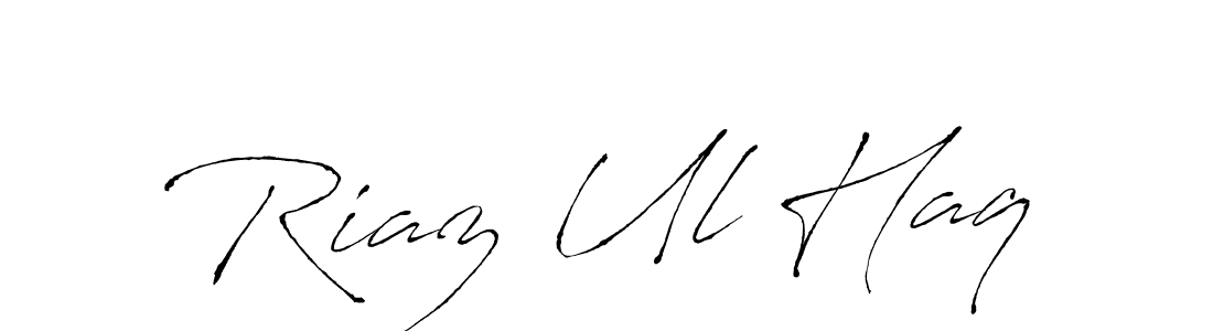 Antro_Vectra is a professional signature style that is perfect for those who want to add a touch of class to their signature. It is also a great choice for those who want to make their signature more unique. Get Riaz Ul Haq name to fancy signature for free. Riaz Ul Haq signature style 6 images and pictures png