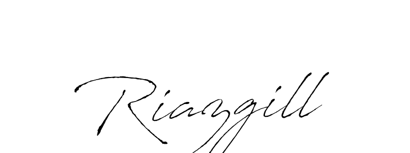 Riazgill stylish signature style. Best Handwritten Sign (Antro_Vectra) for my name. Handwritten Signature Collection Ideas for my name Riazgill. Riazgill signature style 6 images and pictures png