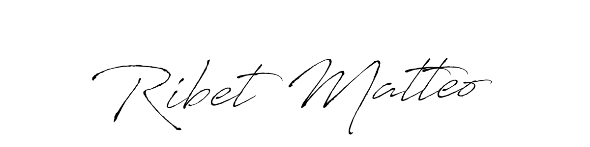 How to make Ribet Matteo signature? Antro_Vectra is a professional autograph style. Create handwritten signature for Ribet Matteo name. Ribet Matteo signature style 6 images and pictures png