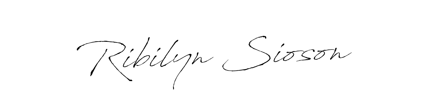 Make a beautiful signature design for name Ribilyn Sioson. With this signature (Antro_Vectra) style, you can create a handwritten signature for free. Ribilyn Sioson signature style 6 images and pictures png