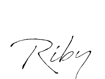 How to make Riby name signature. Use Antro_Vectra style for creating short signs online. This is the latest handwritten sign. Riby signature style 6 images and pictures png