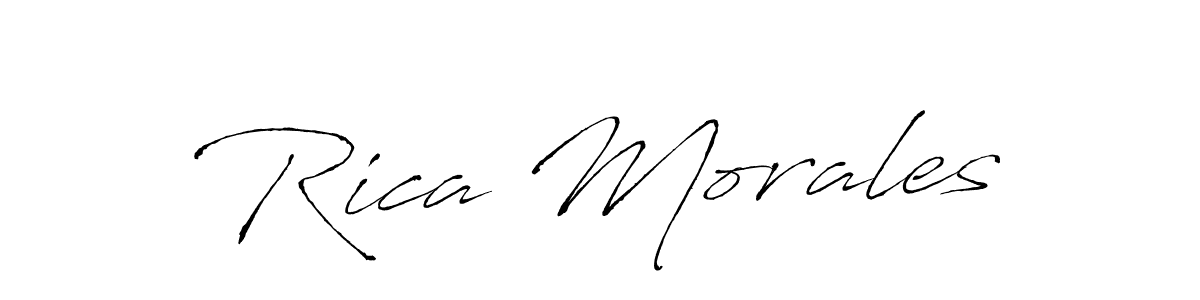 Make a short Rica Morales signature style. Manage your documents anywhere anytime using Antro_Vectra. Create and add eSignatures, submit forms, share and send files easily. Rica Morales signature style 6 images and pictures png