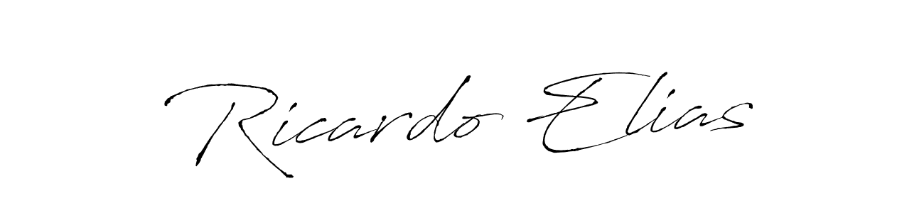 Create a beautiful signature design for name Ricardo Elias. With this signature (Antro_Vectra) fonts, you can make a handwritten signature for free. Ricardo Elias signature style 6 images and pictures png