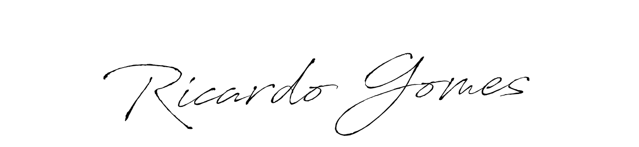 Make a short Ricardo Gomes signature style. Manage your documents anywhere anytime using Antro_Vectra. Create and add eSignatures, submit forms, share and send files easily. Ricardo Gomes signature style 6 images and pictures png