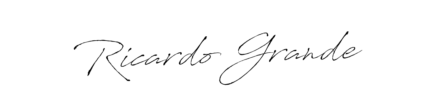 It looks lik you need a new signature style for name Ricardo Grande. Design unique handwritten (Antro_Vectra) signature with our free signature maker in just a few clicks. Ricardo Grande signature style 6 images and pictures png
