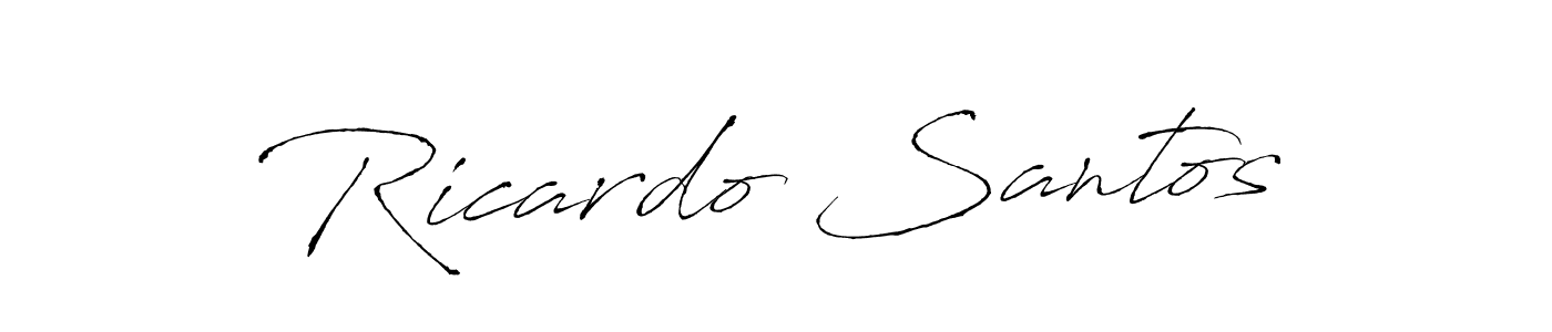 Also You can easily find your signature by using the search form. We will create Ricardo Santos name handwritten signature images for you free of cost using Antro_Vectra sign style. Ricardo Santos signature style 6 images and pictures png