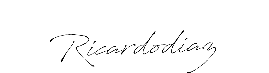 Make a beautiful signature design for name Ricardodiaz. With this signature (Antro_Vectra) style, you can create a handwritten signature for free. Ricardodiaz signature style 6 images and pictures png