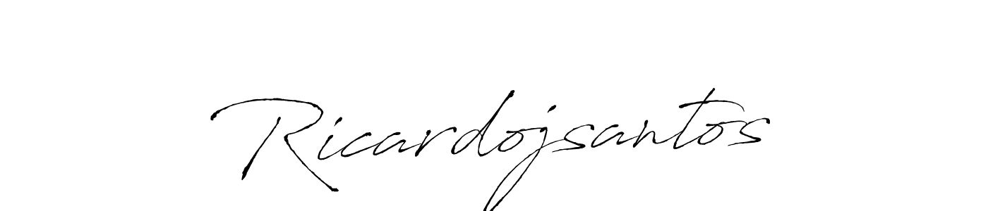 Make a short Ricardojsantos signature style. Manage your documents anywhere anytime using Antro_Vectra. Create and add eSignatures, submit forms, share and send files easily. Ricardojsantos signature style 6 images and pictures png