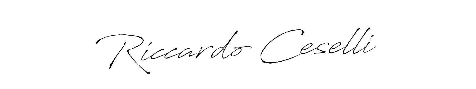 How to make Riccardo Ceselli signature? Antro_Vectra is a professional autograph style. Create handwritten signature for Riccardo Ceselli name. Riccardo Ceselli signature style 6 images and pictures png