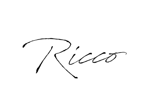 Also we have Ricco name is the best signature style. Create professional handwritten signature collection using Antro_Vectra autograph style. Ricco signature style 6 images and pictures png