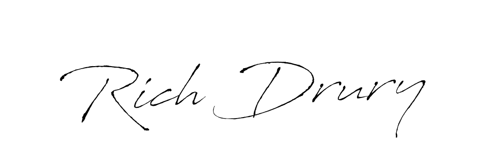 Also we have Rich Drury name is the best signature style. Create professional handwritten signature collection using Antro_Vectra autograph style. Rich Drury signature style 6 images and pictures png