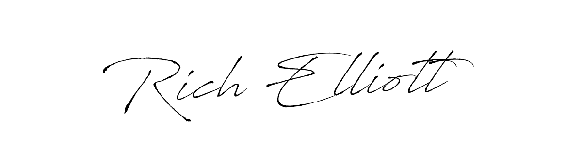 Once you've used our free online signature maker to create your best signature Antro_Vectra style, it's time to enjoy all of the benefits that Rich Elliott name signing documents. Rich Elliott signature style 6 images and pictures png