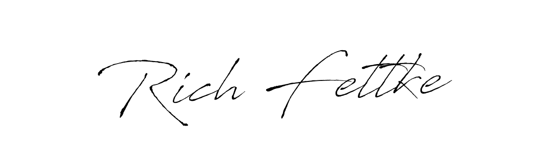 The best way (Antro_Vectra) to make a short signature is to pick only two or three words in your name. The name Rich Fettke include a total of six letters. For converting this name. Rich Fettke signature style 6 images and pictures png