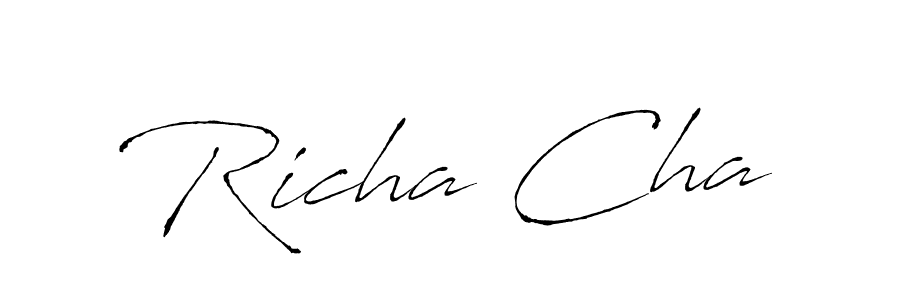 Similarly Antro_Vectra is the best handwritten signature design. Signature creator online .You can use it as an online autograph creator for name Richa Cha. Richa Cha signature style 6 images and pictures png