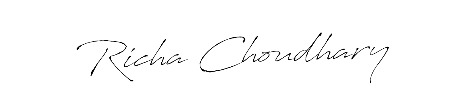 Also You can easily find your signature by using the search form. We will create Richa Choudhary name handwritten signature images for you free of cost using Antro_Vectra sign style. Richa Choudhary signature style 6 images and pictures png