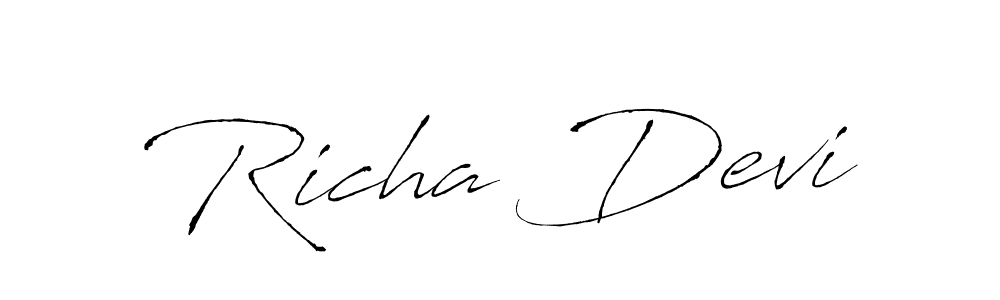 This is the best signature style for the Richa Devi name. Also you like these signature font (Antro_Vectra). Mix name signature. Richa Devi signature style 6 images and pictures png