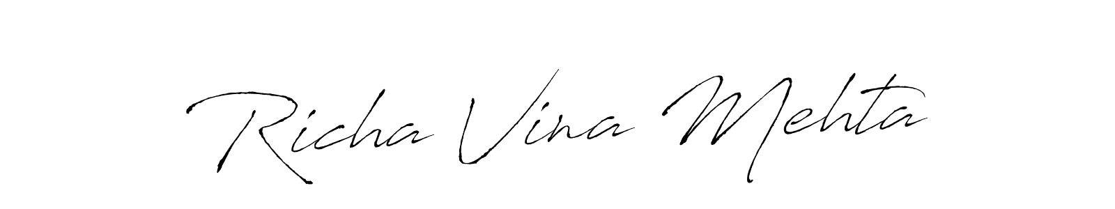 Once you've used our free online signature maker to create your best signature Antro_Vectra style, it's time to enjoy all of the benefits that Richa Vina Mehta name signing documents. Richa Vina Mehta signature style 6 images and pictures png
