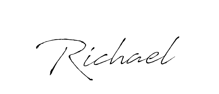 See photos of Richael official signature by Spectra . Check more albums & portfolios. Read reviews & check more about Antro_Vectra font. Richael signature style 6 images and pictures png