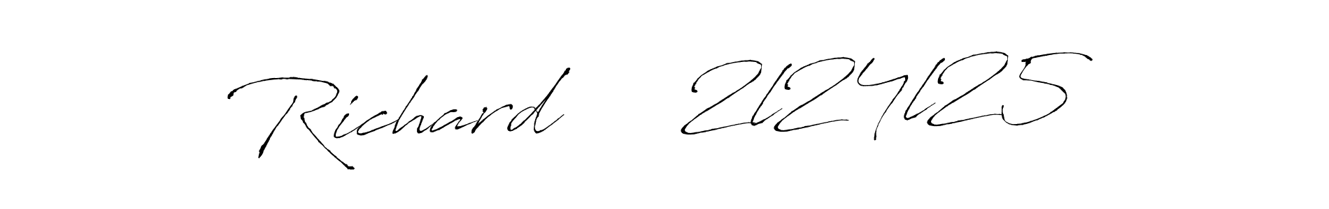 How to make Richard     2l24l25 signature? Antro_Vectra is a professional autograph style. Create handwritten signature for Richard     2l24l25 name. Richard     2l24l25 signature style 6 images and pictures png