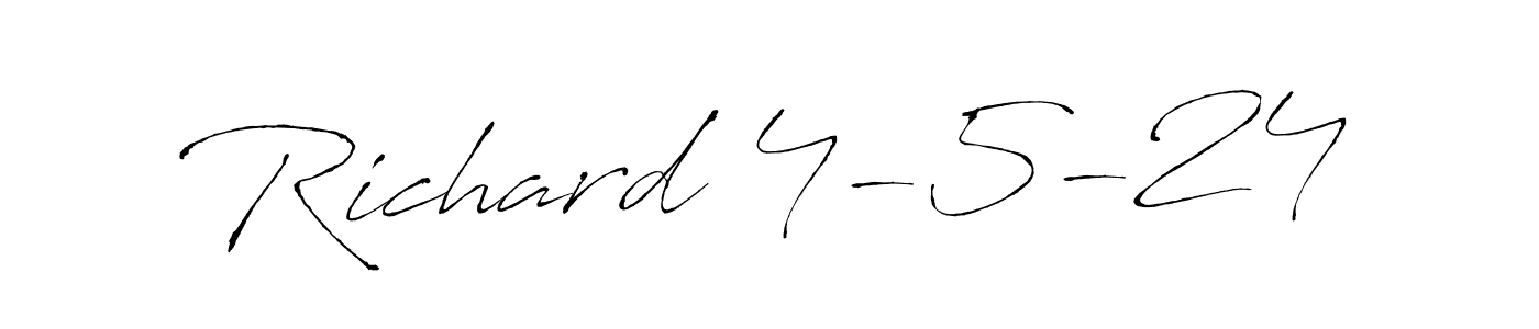 You should practise on your own different ways (Antro_Vectra) to write your name (Richard 4-5-24) in signature. don't let someone else do it for you. Richard 4-5-24 signature style 6 images and pictures png