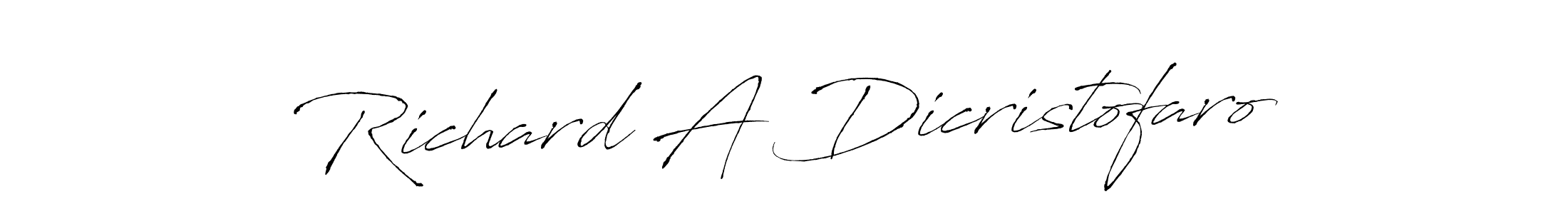 This is the best signature style for the Richard A Dicristofaro name. Also you like these signature font (Antro_Vectra). Mix name signature. Richard A Dicristofaro signature style 6 images and pictures png
