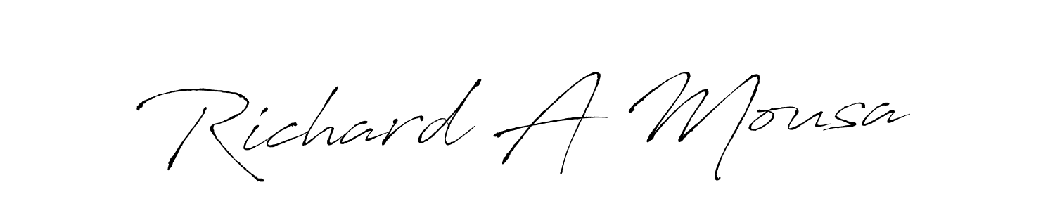 Make a beautiful signature design for name Richard A Mousa. Use this online signature maker to create a handwritten signature for free. Richard A Mousa signature style 6 images and pictures png