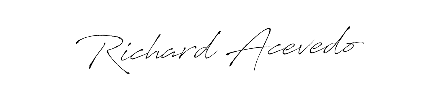 Once you've used our free online signature maker to create your best signature Antro_Vectra style, it's time to enjoy all of the benefits that Richard Acevedo name signing documents. Richard Acevedo signature style 6 images and pictures png