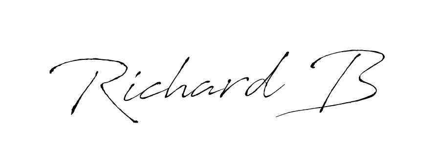 Also we have Richard B name is the best signature style. Create professional handwritten signature collection using Antro_Vectra autograph style. Richard B signature style 6 images and pictures png