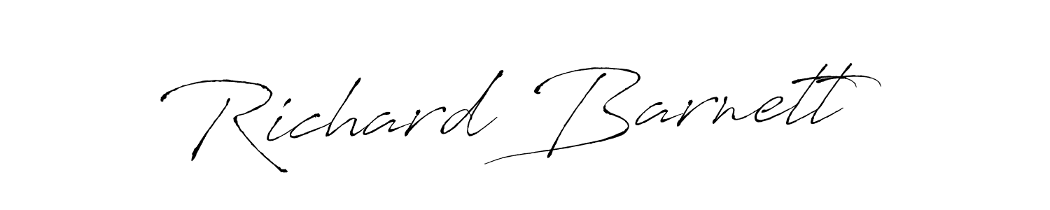Create a beautiful signature design for name Richard Barnett. With this signature (Antro_Vectra) fonts, you can make a handwritten signature for free. Richard Barnett signature style 6 images and pictures png