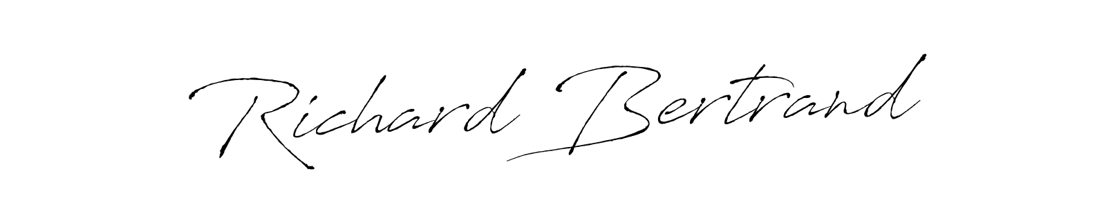 Make a beautiful signature design for name Richard Bertrand. With this signature (Antro_Vectra) style, you can create a handwritten signature for free. Richard Bertrand signature style 6 images and pictures png