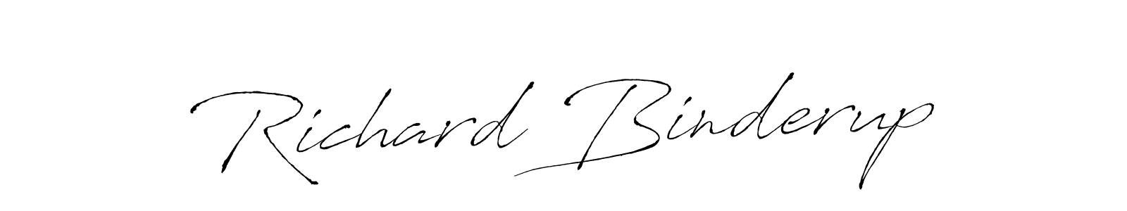 Create a beautiful signature design for name Richard Binderup. With this signature (Antro_Vectra) fonts, you can make a handwritten signature for free. Richard Binderup signature style 6 images and pictures png
