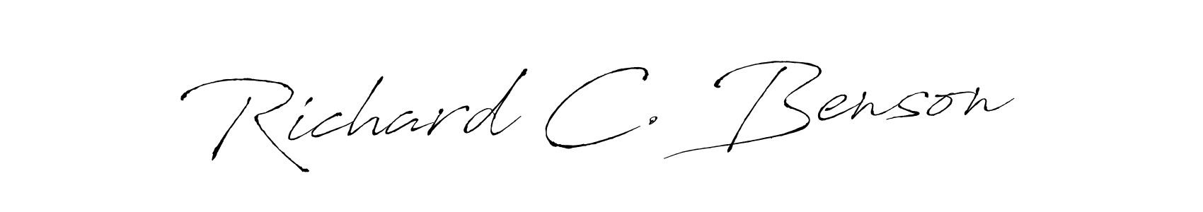 Make a beautiful signature design for name Richard C. Benson. Use this online signature maker to create a handwritten signature for free. Richard C. Benson signature style 6 images and pictures png