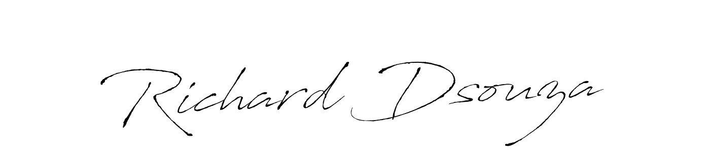 It looks lik you need a new signature style for name Richard Dsouza. Design unique handwritten (Antro_Vectra) signature with our free signature maker in just a few clicks. Richard Dsouza signature style 6 images and pictures png