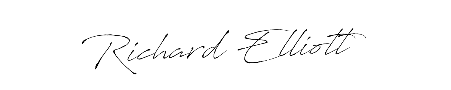 Use a signature maker to create a handwritten signature online. With this signature software, you can design (Antro_Vectra) your own signature for name Richard Elliott. Richard Elliott signature style 6 images and pictures png