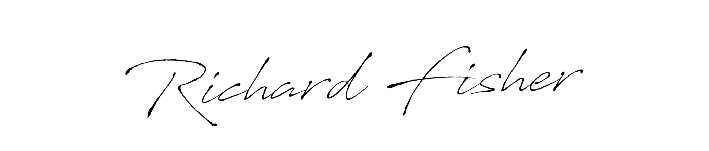 Richard Fisher stylish signature style. Best Handwritten Sign (Antro_Vectra) for my name. Handwritten Signature Collection Ideas for my name Richard Fisher. Richard Fisher signature style 6 images and pictures png