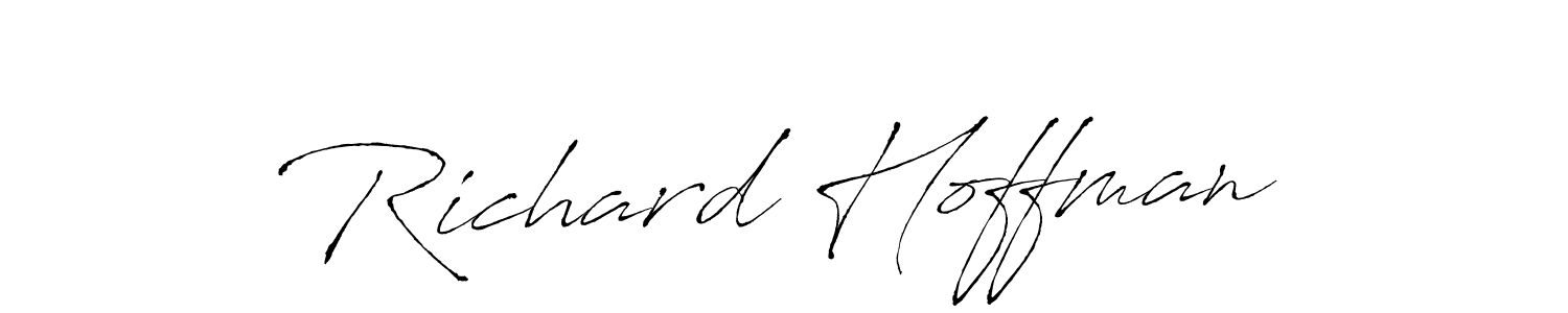 Design your own signature with our free online signature maker. With this signature software, you can create a handwritten (Antro_Vectra) signature for name Richard Hoffman. Richard Hoffman signature style 6 images and pictures png