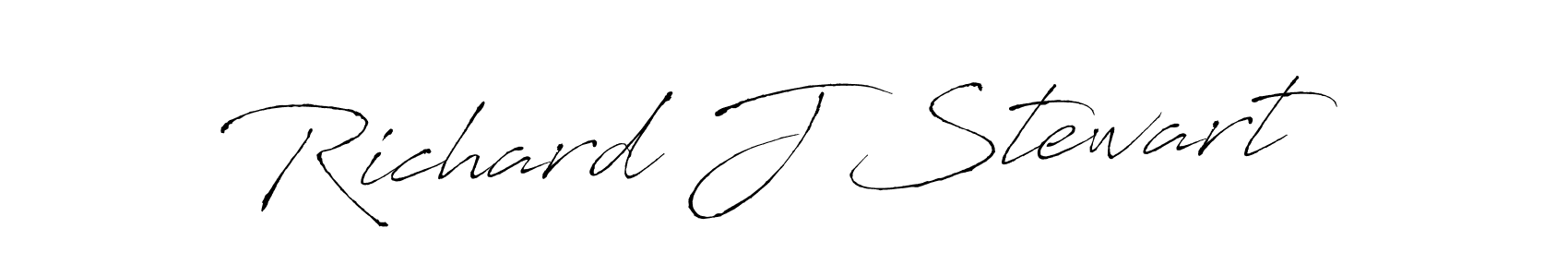 How to make Richard J Stewart name signature. Use Antro_Vectra style for creating short signs online. This is the latest handwritten sign. Richard J Stewart signature style 6 images and pictures png