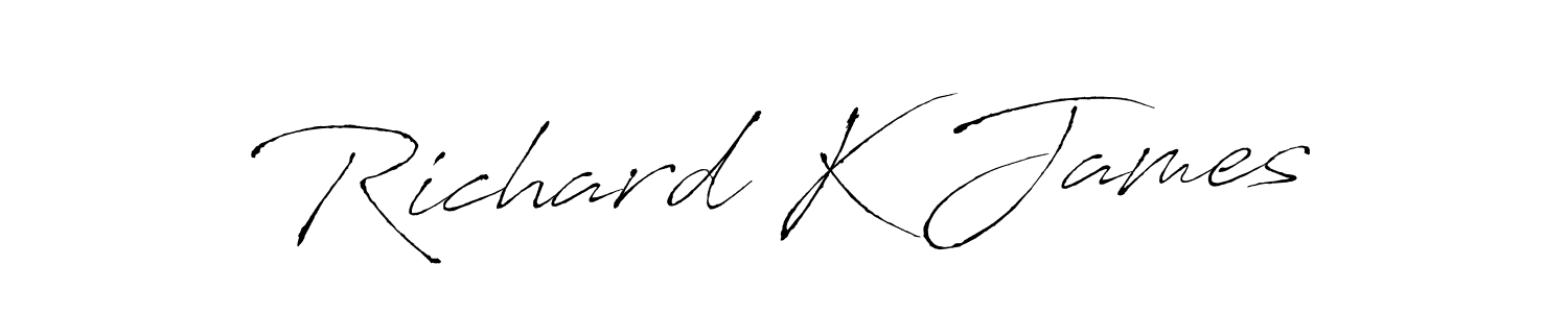 Once you've used our free online signature maker to create your best signature Antro_Vectra style, it's time to enjoy all of the benefits that Richard K James name signing documents. Richard K James signature style 6 images and pictures png